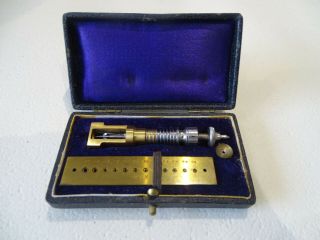 Watchmakers Vintage Cwz Jeweling Tool? / Watch Repair,  Gauge Box