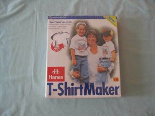 Hanes T - Shirt Maker Deluxe Edition Windows 95 / 98 - Software -