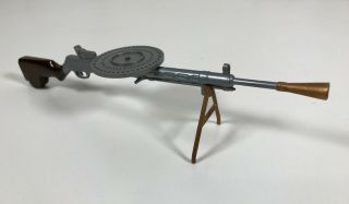 Vintage 1966 Hasbro Gi Joe Sotw Russian Soldier Dp Light Machine Gun Accessory