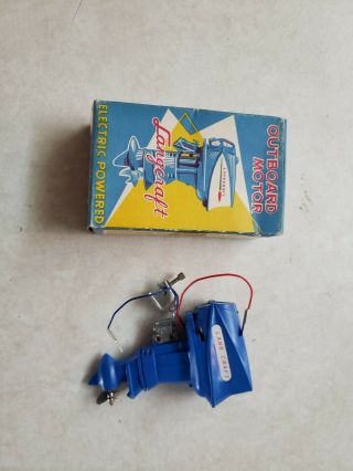 Vintage Langcraft Toy Outboard Motor,  Battery