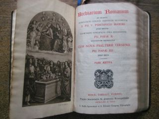 1947 Breviarium Romanum - Pars Aestiva - Roman Breviary - Latin