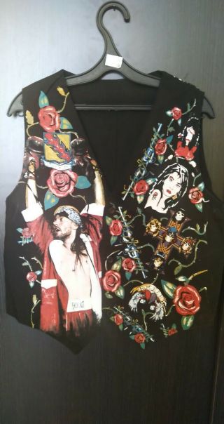 Vintage Guns N Roses Waistcoat Vest