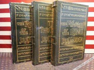 The Lord Of The Rings Trilogy By J.  R.  R.  Tolkien Easton Press Leather