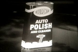 16mm Tv Commercial: Dupont No.  7 Auto Polish - Classic Vintage Network Ad - Rare