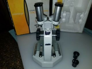 Awesome vintage MONOLUX Stereo Microscope No.  6142 7
