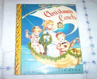 A Little Golden Book,  Vintage,  1940s,  Christmas Carols,  26
