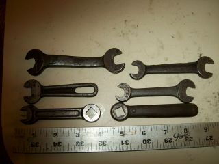 6 Small Assorted Vintage Box - Open End Wrenches From 10 " South Bend Metal Lathe