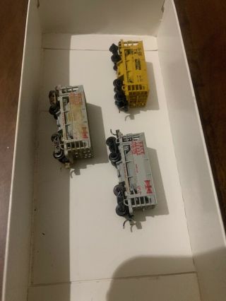 Vintage N Scale Ore Cars Canadian National And Bessemer Kadee Equipped