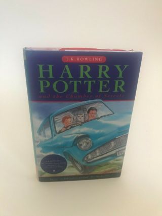 Harry Potter And The Chamber Of Secrets 1st Edition Uk 2nd Printing Jk Rowling