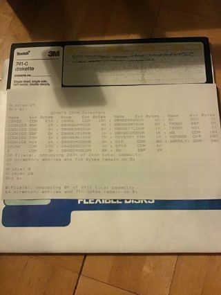 imsai Floppy Disks 8” 35 Disks Cp/m IBM Verbatim 3m Wabash Scotch Memorex 3