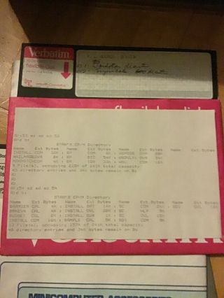imsai Floppy Disks 8” 35 Disks Cp/m IBM Verbatim 3m Wabash Scotch Memorex 4