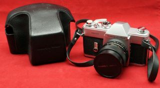 Vintage Mamiya/sekor 1000dtl 35mm Slr Camera W/ 1.  8 55mm Lens And Case
