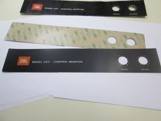 JBL 4311 Front Speaker Baffle Panel Badges Foilcal PAIR (2) and 3