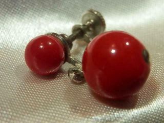 Japan Sassy Red Thermoset Dangly Vintage 50 