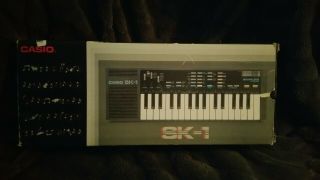Vintage 1980s Casio Sk - 1 32 - Key Sampling Keyboard