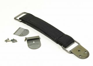 Graflex 2x3 2¼x3¼ Miniature Speed Graphic Leather Hand Strap W/screws & Hardware