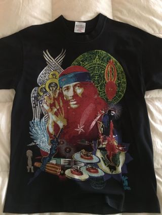 Carlos Santana Shirt Vintage 1990s Concert Tour