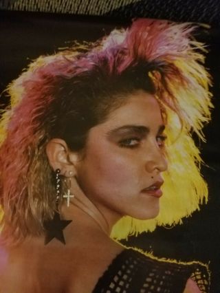 Madonna 1984 Poster Vintage.  Old Stock.