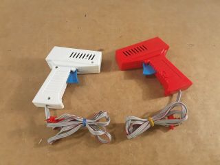 2 Vintage Artin Turbo Slot Car Racing Speed Controllers Red/white
