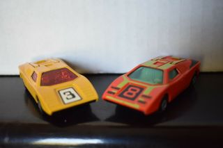 Vtg 1973 Matchbox Superfast 27 Lamborghini Countach 2 Variations Red & Yellow