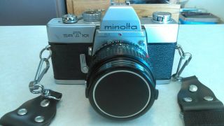 Minolta Srt - 101 35mm Slr Camera With 50mm 1:1.  7 Lens &