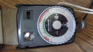 Vintage Gossen Cds Multibeam Electronic Light Meter & Leather Case