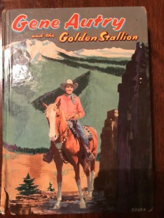 Gene Autry And The Golden Stallion By Cole Fannin 1954 Whitman Vintage Hardcover