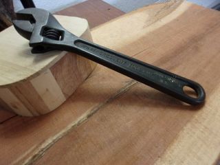 Vintage Crescent Tool 8 " Drop Forged Steel Adjustable Wrench Jamestown N.  Y.  Usa