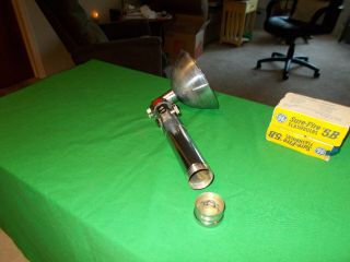 Vintage King Sol Press Corp Camera Flash Attachment,  Ny With Flash Bulbs