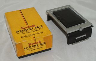 Kodak Medalist Accessory Back In Orig Box