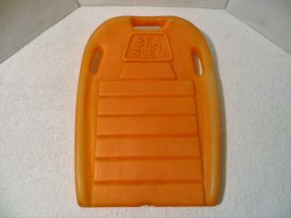 Vintage 20 " Sea Sled Pool Float Boogie Board Blow Mold Plastic Water Sport Toy