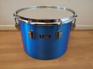 Vintage Tama Royalstar 14 " X 10 Concert Tom In Blue With Zola Coated Interior