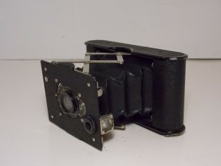 Antique Kodak Folding Vest Pocket Camera Case Eastman Usa A - 127 -