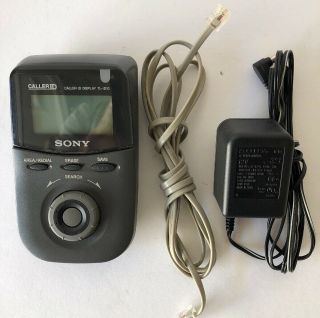 Vintage Sony Tl - Id10 Caller Id With Power Supply And