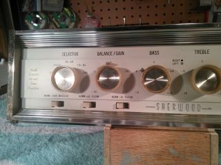 Sherwood S - 5500 Stereo Tube Integrated Amplifier,  No Tubes 3