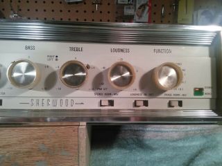 Sherwood S - 5500 Stereo Tube Integrated Amplifier,  No Tubes 4