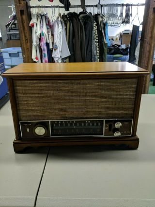 Vintage Zenith Am/fm Long Distance Tube Radio S - 58040