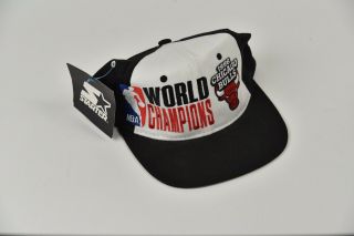 Vintage 1996 World Champion Chicago Bulls Hat Tags Still On Never Worn