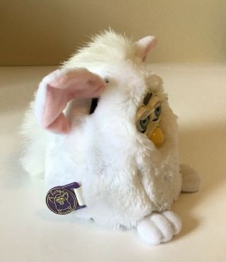 Vintage Furby babies 70 - 940 White Pink Ears Tags 1999 90s Baby 2