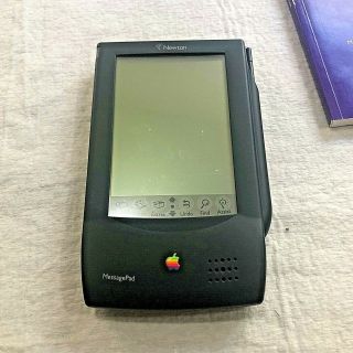 Apple Newton MessagePad | H1000 | w/Case | Stylus | Charger - 1993 2