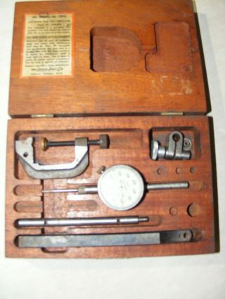 Vintage Lufkin 399a Jeweled Dial Indicator Machinist Tool