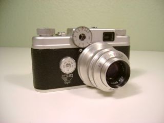 Vintage ARGUS C - FOUR C4 35mm Film Camera Cintar 50mm f/2.  8 Lens Leather Case 2