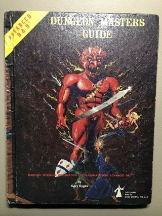 Vintage 1979 Ad&d Dungeon Masters Guide 1st Edition Revised Hardcover Tsr 2011
