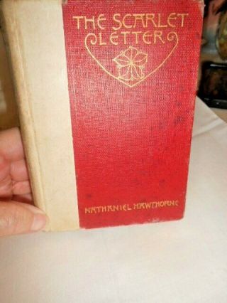 Vintage Book The Scarlet Letter By Nathaniel Hawthorne Salem Edition 1892