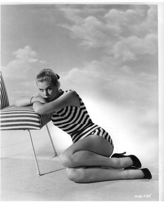 Elizabeth Montgomery Striking Vintage Glamour Pin Up 8x10 Photo 1956