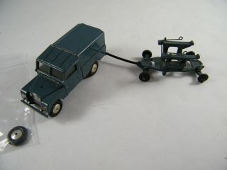 Vintage Corgi Toys Land Rover 109 " W.  B.  And Missile Trailer