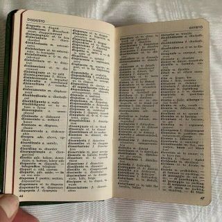 Vintage Follett Italian Vest Pocket Dictionary & Conversation Guides - 2 Books 4