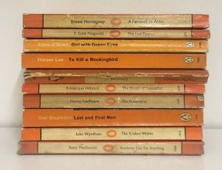 Vintage Penguin Books,  10 Book Bundle,  The Last Tycoon,  (e)