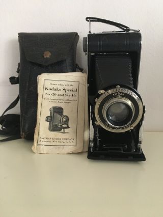 Vintage Eastman Kodak Camera Six - 16 Anastigmat Special Lens F.  4.  5 U.  S.