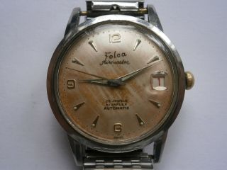 Vintage gents wristwatch FELCA AIRMASTER automatic watch spares ETA 2